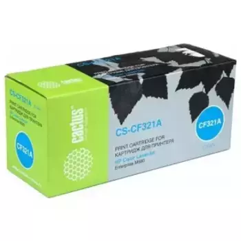 Картридж Cactus CS-CF321A голубой (Картридж)