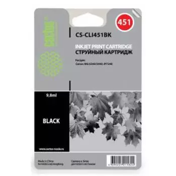 Картридж Cactus CS-CLI451BK черный