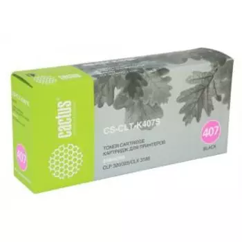 Картридж Cactus CS-CLT-K407S черный