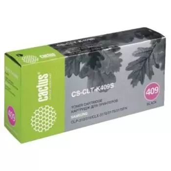 Расходный материал для печати Cactus CS-CLT-K409S черный (Картридж)