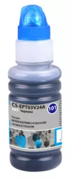 Чернила для картриджа Cactus CS-EPT03V24A 101C голубой 70мл