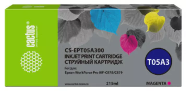 Картридж Cactus CS-EPT05A300 пурпурный