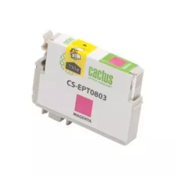 Картридж Cactus CS-EPT0803 пурпурный