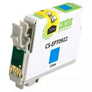Картридж Cactus CS-EPT0922 голубой (Картридж)