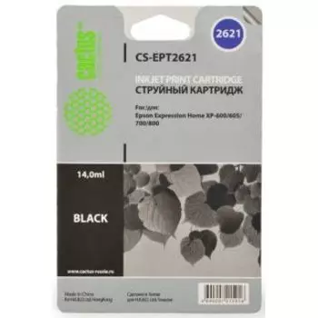 Картридж Cactus CS-EPT2621 черный (Картридж)