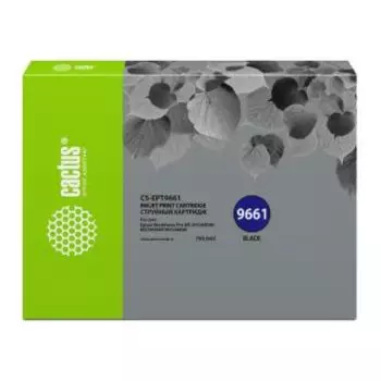 Картридж Cactus CS-EPT9661 черный