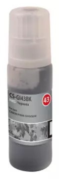 Чернила для картриджа Cactus CS-GI43BK черный 60мл