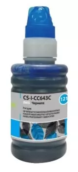 Картридж Cactus CS-I-CC643C голубой 100мл (Чернила)