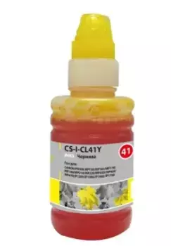 Картридж Cactus CS-I-CL41Y желтый 100мл (Чернила)