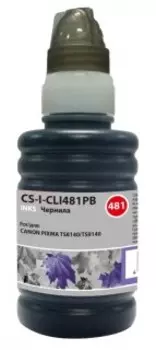 Картридж Cactus CS-I-CLI481PB синий 100мл (Чернила)