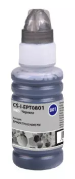 Картридж Cactus CS-I-EPT0801 черный 100мл (Чернила)