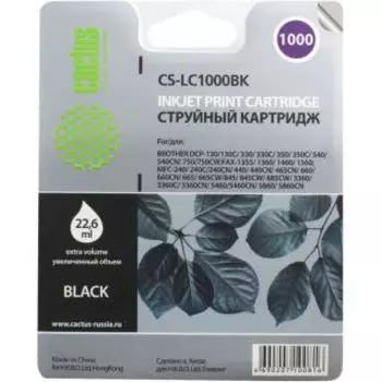 Картридж Cactus CS-LC1000BK