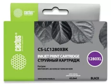Расходный материал для печати Cactus CS-LC1280XBK черный
