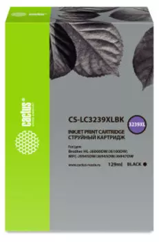 Картридж Cactus CS-LC3239XLBK черный