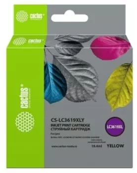 Картридж Cactus CS-LC3239XLY желтый (Картридж)