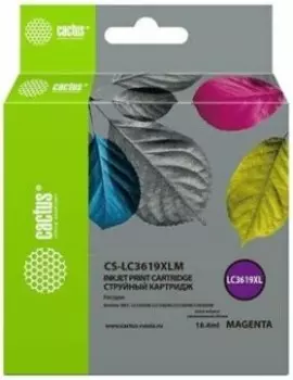 Картридж Cactus CS-LC3619XLM пурпурный