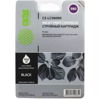 Картридж Cactus CS-LC980BK (Картридж)