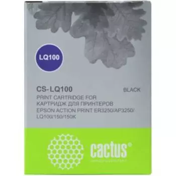 Картридж Cactus CS-LQ100 черный (Картридж)