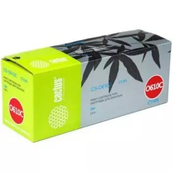 Картридж Cactus CS-O610C голубой (Картридж)