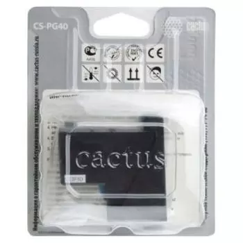 Картридж Cactus CS-PG40 черный