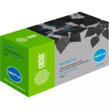 Картридж Cactus CS-Q6471A голубой