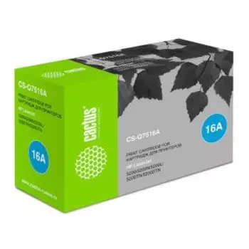 Картридж Cactus CS-Q7516A черный