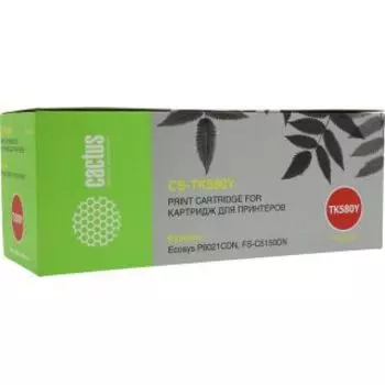 Картридж Cactus CS-TK580Y желтый