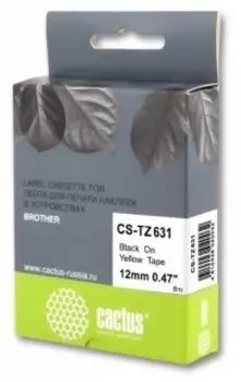 Картридж Cactus CS-TZ631 черный