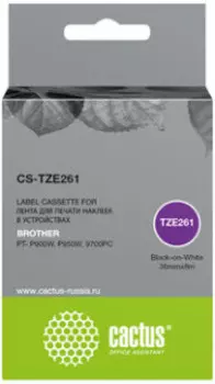 Картридж Cactus CS-TZE261 черный (Картридж)