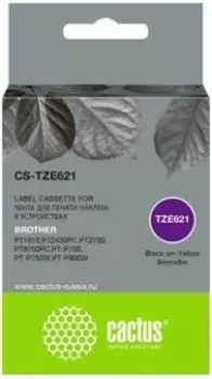 Картридж Cactus CS-TZE621 черный