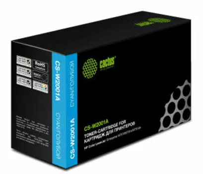 Картридж Cactus CS-W2001A голубой