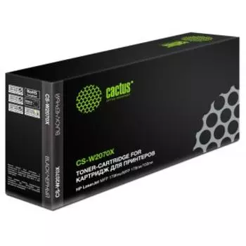 Расходный материал для печати Cactus CS-W2070X черный