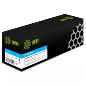 Картридж Cactus CS-W2211X CYAN (Картридж)