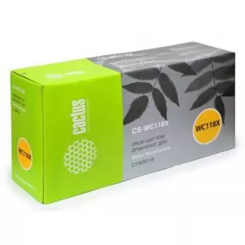 Фотобарабан Cactus CS-WC118X черный