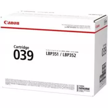 Картридж Canon 039BK черный