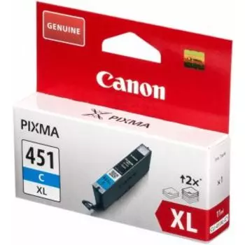 Расходный материал для печати Canon CLI-451XLC голубой