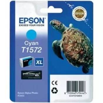 Картридж Epson C13T15724010 голубой