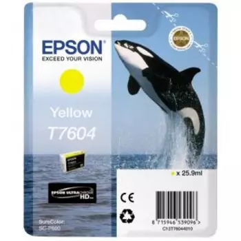Расходный материал для печати Epson C13T76044010 (T7604) желтый