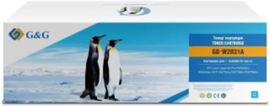 Картридж G&G GG-W2031A 415A голубой