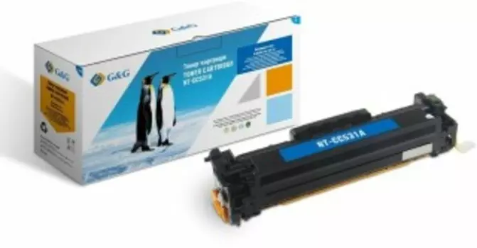 Расходный материал для печати G&amp;G NT-CC531A голубой (Картридж)