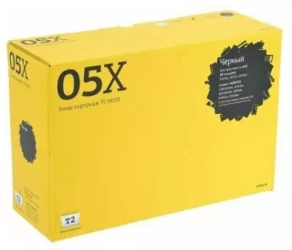Расходный материал для печати T2 CE505X черный (TC-H05X)