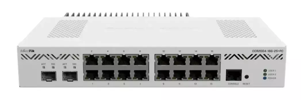 Роутер MikroTik CCR2004-16G-2S+PC