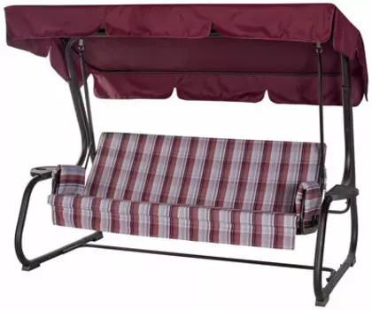 Садовые качели Удачная мебель Борнео антрацит (A52А.335) (2 коробки)