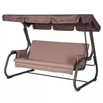 Садовые качели Удачная мебель Ибица шоколад (A52C.613) (2 коробки)