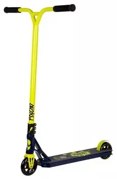 Самокат NOVATRACK 110A.PSYCHO.VT21 черно-лимонный