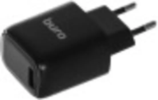 Сетевое зарядное устройство Buro BUWG1 3A QC универсальное черный (BUWG18P100BK)