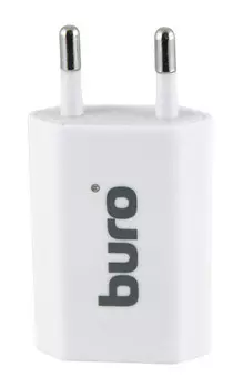 Сетевое зарядное устройство Buro TJ-164w 1A универсальное белый