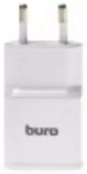 Сетевое зарядное устройство Buro TJ-248W QC 3.0 2.4A универсальное белый