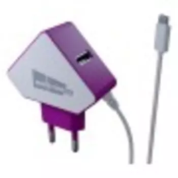 Сетевое зарядное устройство More choice NC42m White/Purple (4627151193359)
