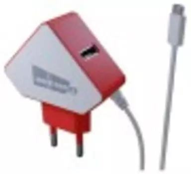 Сетевое зарядное устройство More choice NC42m White/Red (4627151193335)